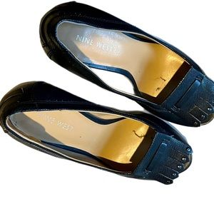 Nine West navy blue 7.5 high heel